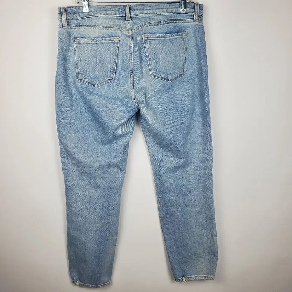 J BRAND cropped Ellis love cat light wash Denim ankle jeans Womens 30 Casual - Picture 6 of 9